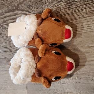 Ruldoph Infant Slippers Size 0-6 Months